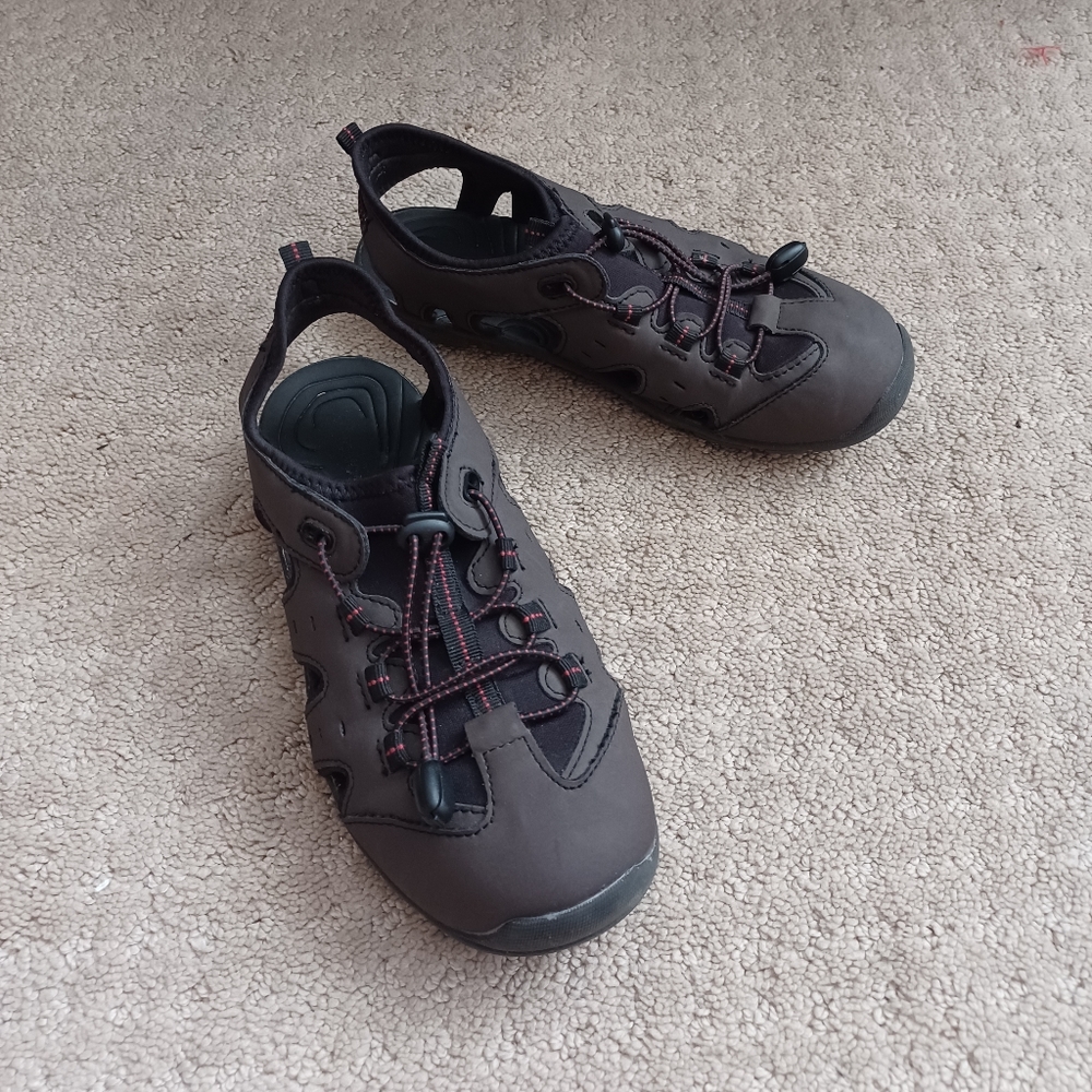 Big Boy's Sonoma Whirlwind River Sandals - brn/blk (size 4)